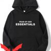 Knit Essentials Hoodie Hip Hop Couples Motivational Quote