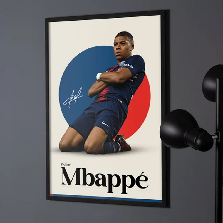 Kylian Mbappe Inspired Poster, PSG, Soccer Best Poster Kylian Mbappe Inspired Poster, PSG, Soccer Best Poster