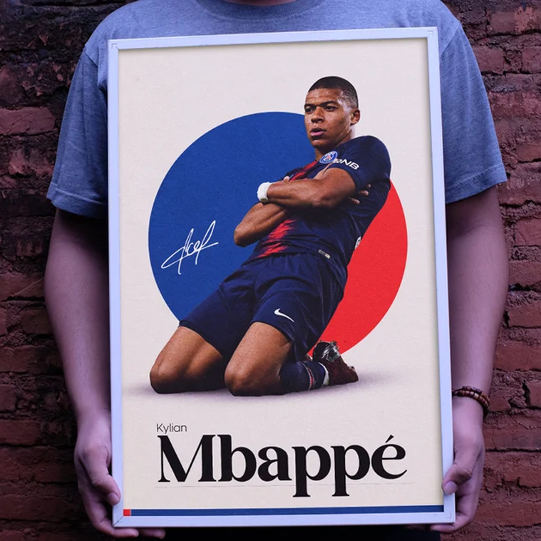 Kylian Mbappe Inspired Poster, PSG, Soccer Best Poster Kylian Mbappe Inspired Poster, PSG, Soccer Best Poster