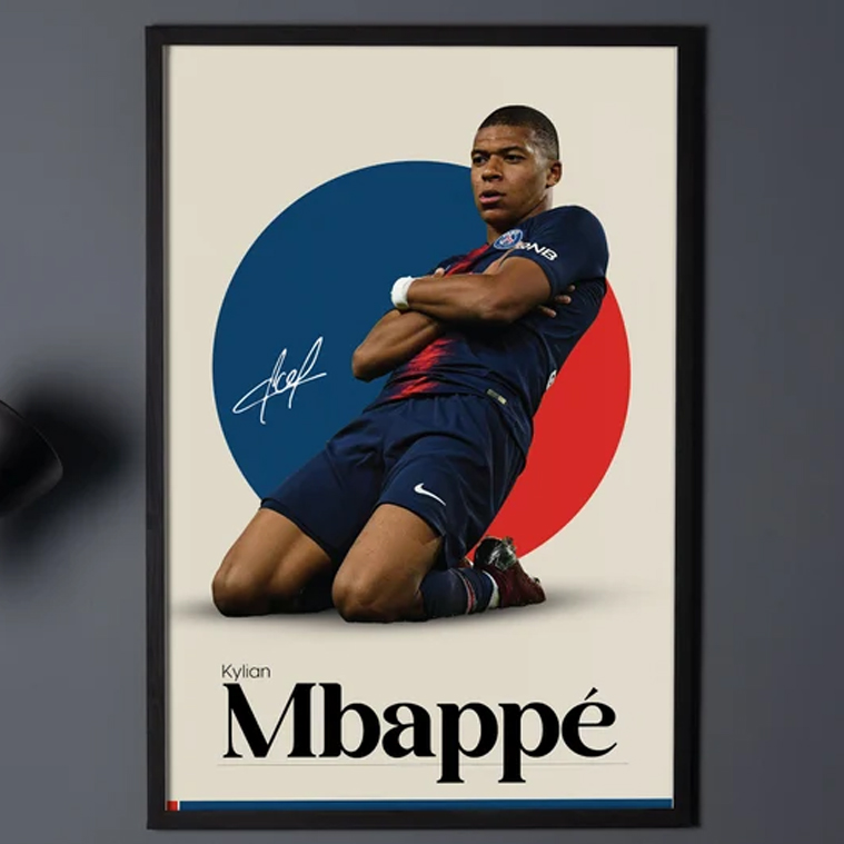 Kylian Mbappe Inspired Poster, PSG, Soccer Best Poster Kylian Mbappe Inspired Poster, PSG, Soccer Best Poster