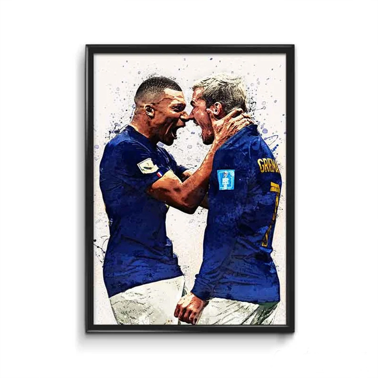 Kylian Mbappe Antoine Griezmann France Best Poster Kylian Mbappe Antoine Griezmann France Best Poster