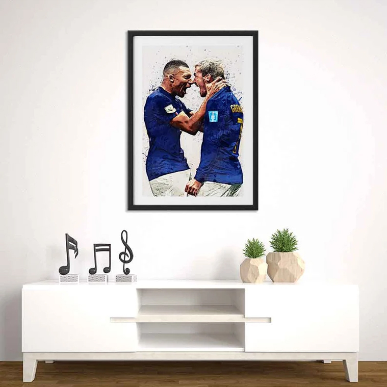 Kylian Mbappe Antoine Griezmann France Best Poster Kylian Mbappe Antoine Griezmann France Best Poster