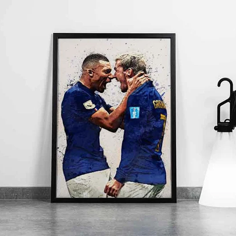 Kylian Mbappe Antoine Griezmann France Best Poster Kylian Mbappe Antoine Griezmann France Best Poster