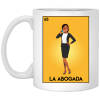 La Abogada White Mug