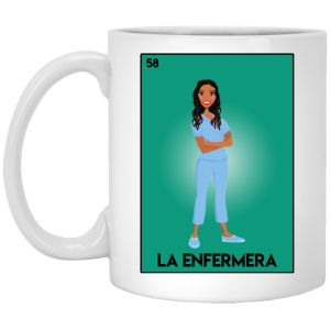 La Enfermera White Mug