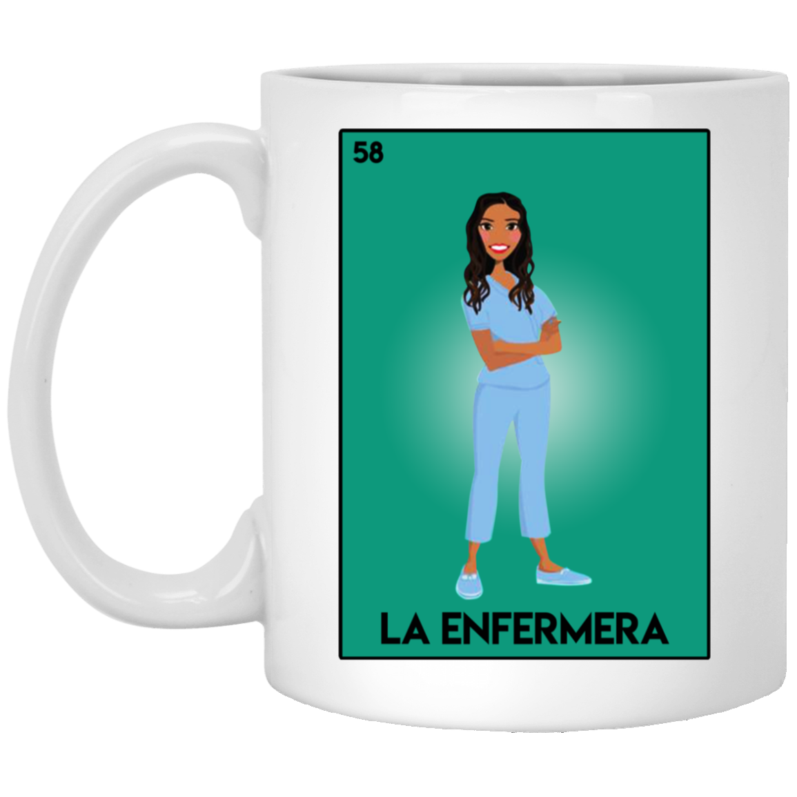 La Enfermera White Mug La Enfermera White Mug
