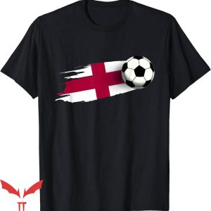 Ladies England T-Shirt Flag Jersey England Soccer Team NFL