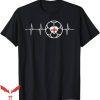 Ladies England T-Shirt Heartbeat England Flag Football NFL