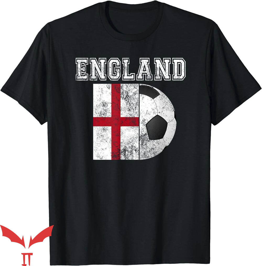 Ladies England T-Shirt Soccer Futbol Football T-Shirt NFL