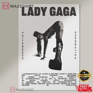 Lady Gaga Chromatica Full Track List Poster