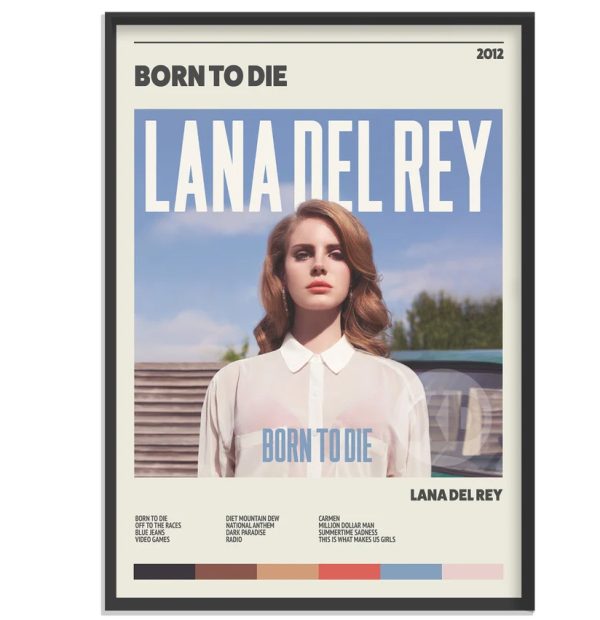 Lana Del Rey Born To Die Music Best Poster
