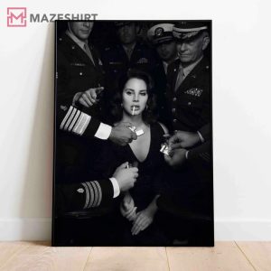 Lana Del Rey Smoking Cigarettefashion Retro Art Print Poster