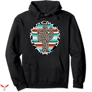 Lazy J Hoodie Funny Cute Serape Cow