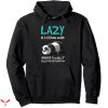 Lazy J Hoodie Funny Panda Lazy