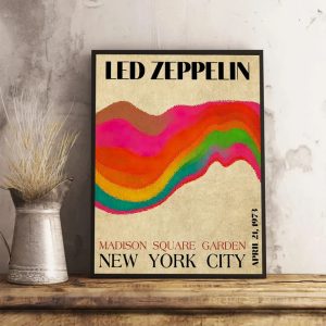Led Zeppelin Rock Band Madison Square Garden Poster