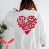 Let’s Watch The Sunset Hoodie Aesthetic Heart Hoodie