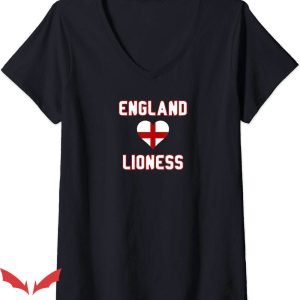 Like A Lioness T-Shirt Womens England Lioness Football