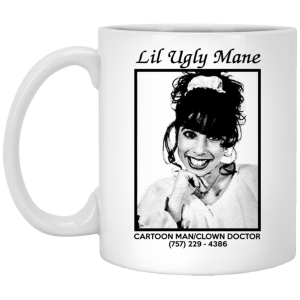 Lil Ugly Mane Cartoon Man Clown Doctor White Mug