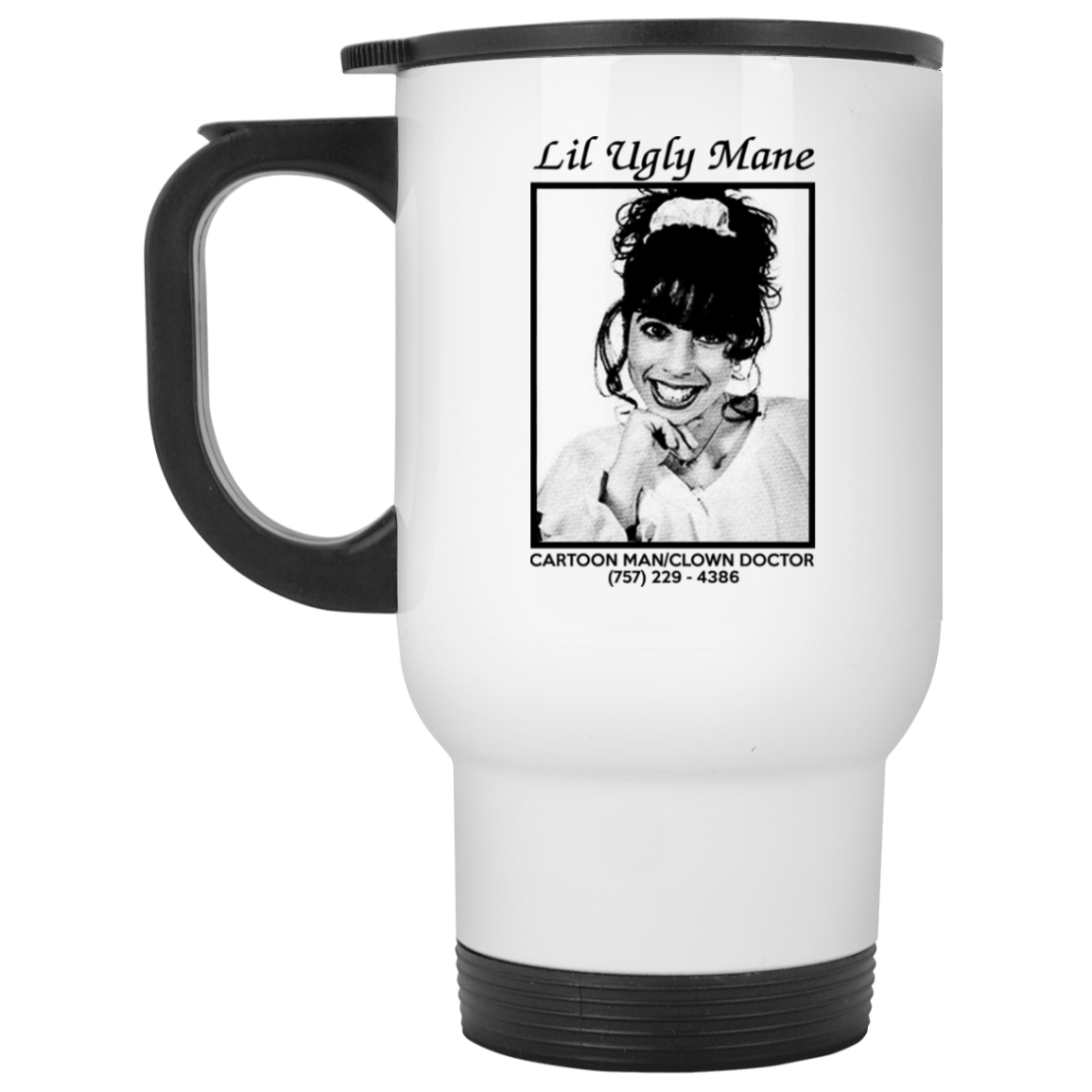 Lil Ugly Mane Cartoon Man Clown Doctor White Mug Lil Ugly Mane Cartoon Man Clown Doctor White Mug