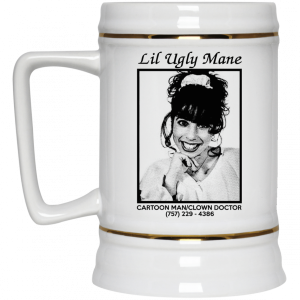 Lil Ugly Mane Cartoon Man Clown Doctor White Mug 8