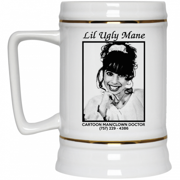 Lil Ugly Mane Cartoon Man Clown Doctor White Mug Lil Ugly Mane Cartoon Man Clown Doctor White Mug