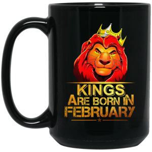 Lion King Are Born In February Mug