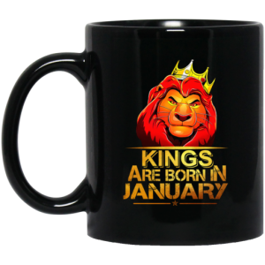 Lion King Are Born In January Mug 3
