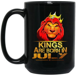 Lion King Are Born In July Mug