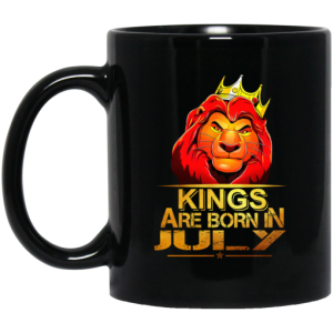 Lion King Are Born In July Mug 3