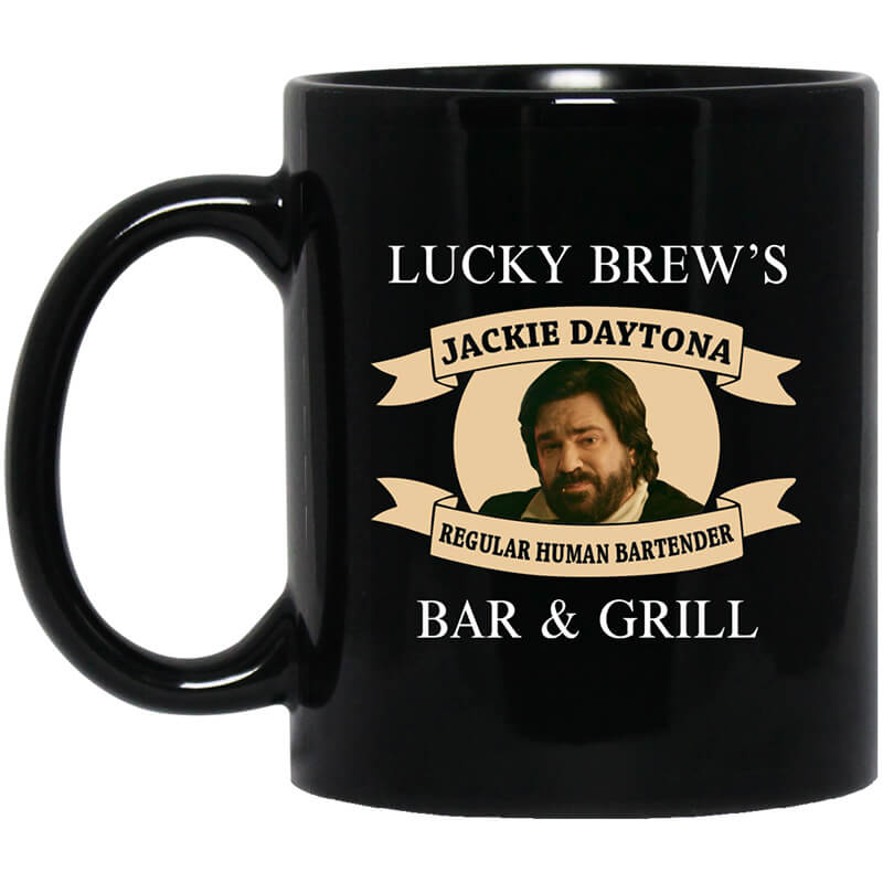 Lucky Brew's Bar & Grill Regular Human Bartender Mug Lucky Brew's Bar & Grill Regular Human Bartender Mug