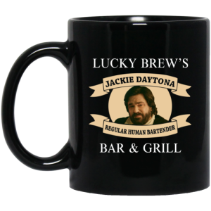 Lucky Brews Bar Grill Regular Human Bartender Mug 3