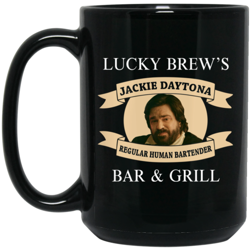 Lucky Brew's Bar & Grill Regular Human Bartender Mug Lucky Brew's Bar & Grill Regular Human Bartender Mug