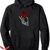 Lurking Class Hoodie Hand Holding Traditional Tattoos Rose
