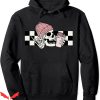 Lurking Class Hoodie Peace Sign Coffee Checkerboard Pullover