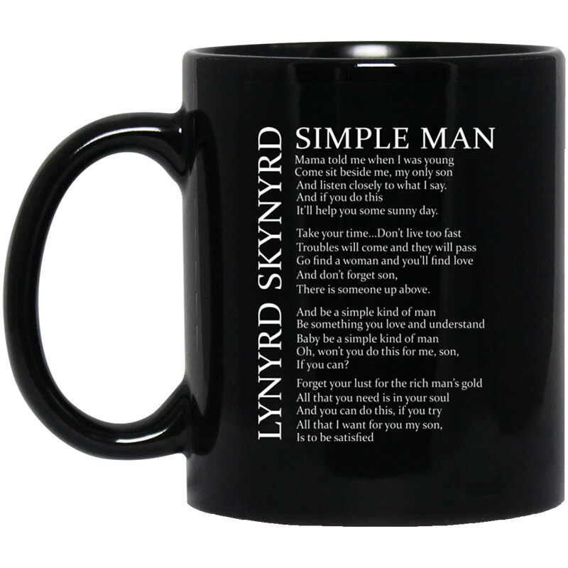 Lynyrd Skynyrd Simple Man Mug Lynyrd Skynyrd Simple Man Mug