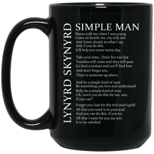 Lynyrd Skynyrd Simple Man Mug