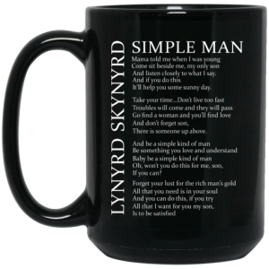 Lynyrd Skynyrd Simple Man Mug 4