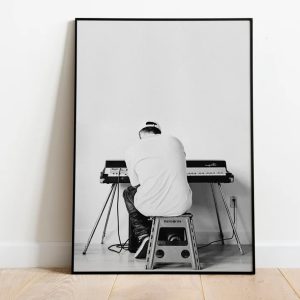 Mac Miller Black And White Music Poster