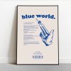 Mac Miller Circles Album Blue World Poster