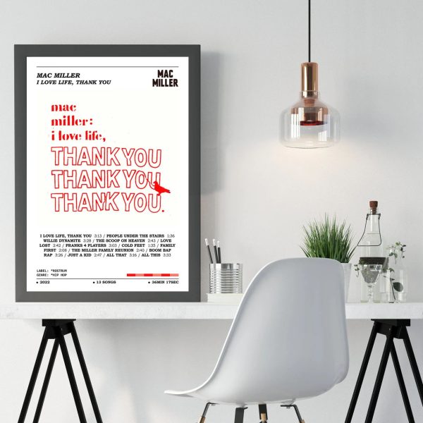 Mac Miller I Love Life Thank You Album Poster