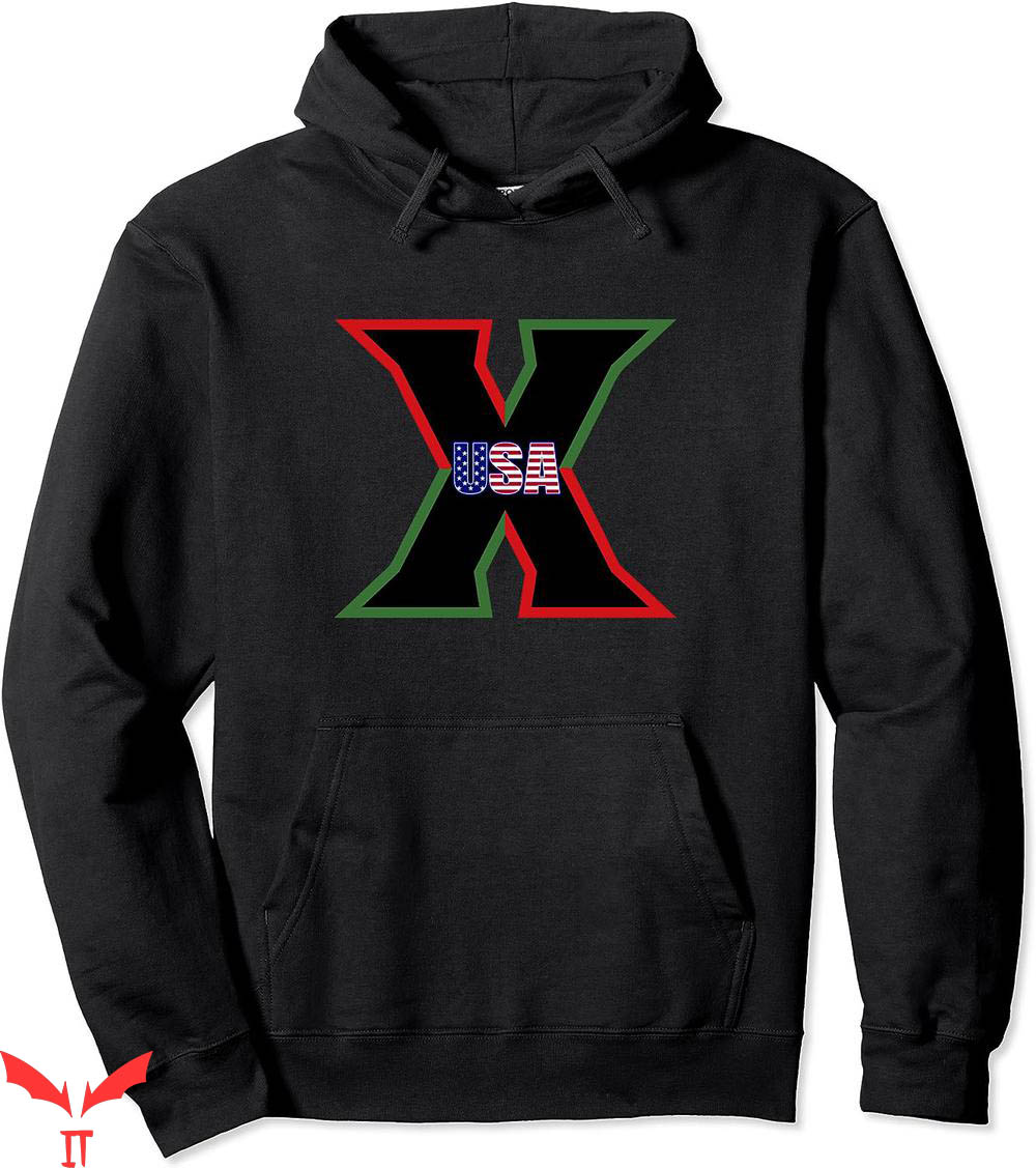 Malcolm X Hoodie Red Green And Black X History Month Hoodie
