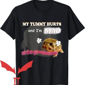 Man I Love Frogs T-Shirt My Tummy Hurts And I’m Mad