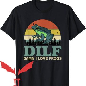 Man I Love Frogs T-Shirt Retro I Love Frogs