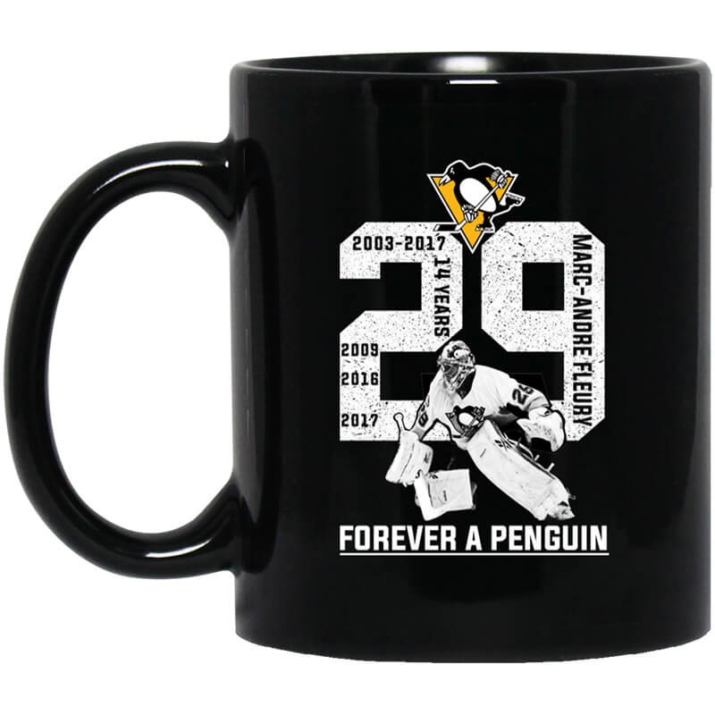 Marc Andre Fleury Forever A Penguin Mug Marc Andre Fleury Forever A Penguin Mug