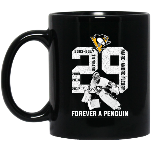 Marc Andre Fleury Forever A Penguin Mug Marc Andre Fleury Forever A Penguin Mug