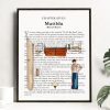 Matilda Watercolor Harry ‘s House Poster