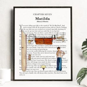 Matilda Watercolor Harry ‘s House Poster