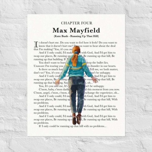 Max Mayfield Watercolor Print Best Poster