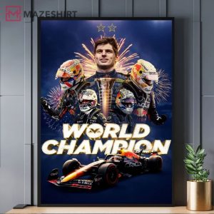 Max Verstappen Champion 2022 Red Bull Racing F1 Best Poster