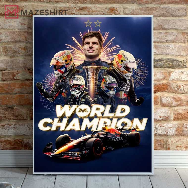 Max Verstappen Champion 2022 Red Bull Racing F1 Best Poster Max Verstappen Champion 2022 Red Bull Racing F1 Best Poster